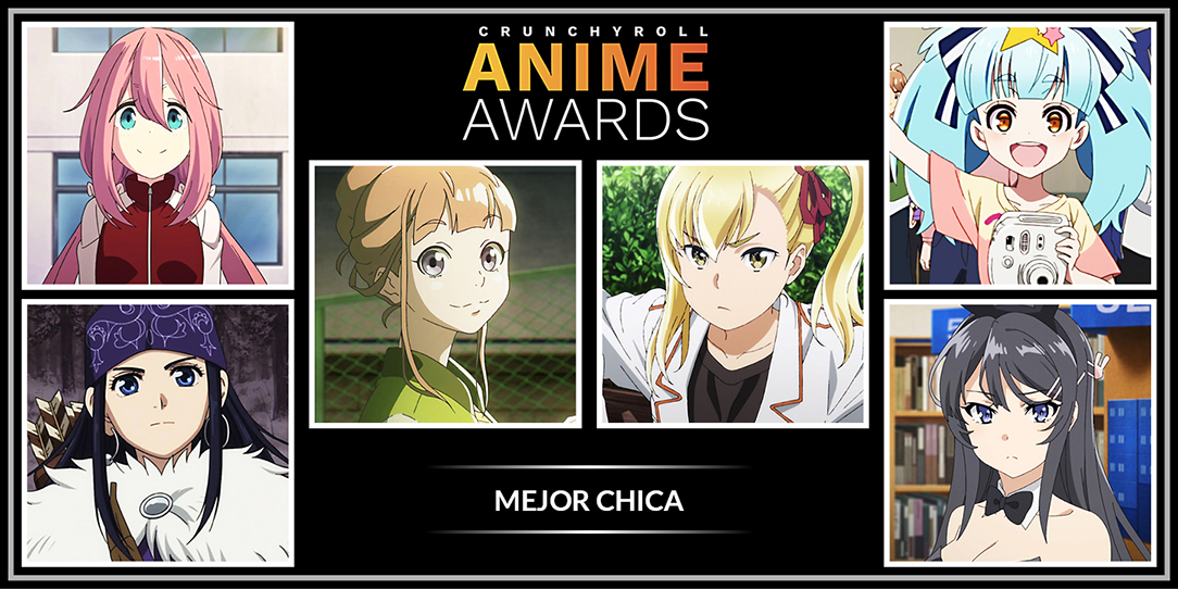 Crunchyroll Anime Awards | Nominadas a Mejor chica.